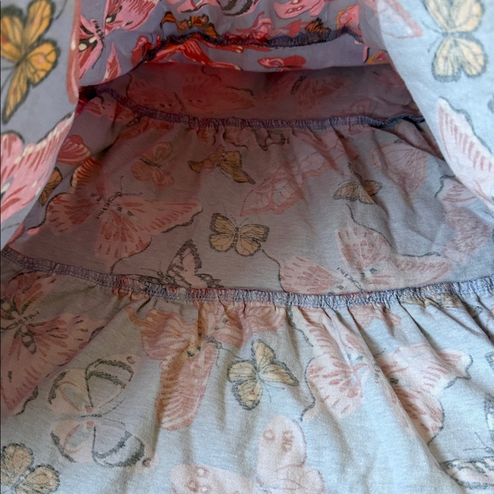 Hanna Andersson butterfly girls shirt sz 8 - Picture 5 of 5